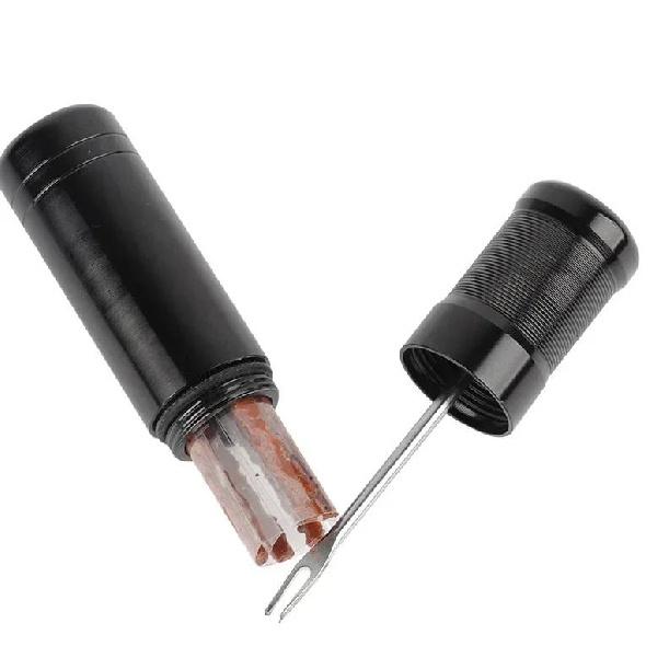 Tubeless Tire Repair Kit for Road MTB Bikes - Rubber Plugs Bacon Strips Insertion Tool for Puncture Fixes Mass Air Flow 3