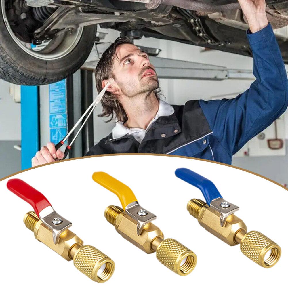 Автомобильное охлаждение 1/4 дюйма Авто для заправки кондиционера Шланги HVAC 1/4" AC Хладагент R410a Фреон Инструменты для ремонта автомобиля