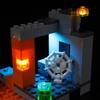 Kyglaring LED Lighting Kit for Lego Minecraft The Abandoned Mine 21166 Building Set (No Model) - Light Set Compatible with 21166 Zombie Cave -