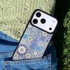 Искусство Декоративная марокканская плитка Чехол-бампер для IPhone 11 12 13 14 15 16e 17 Pro Max Чехол для IPhone 17 Air