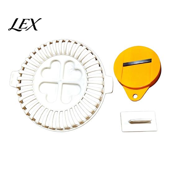 Easy Vegetable Slicer Microwave Potato Chip Maker, Stainless Steel DIY Crispy Snack Fast Cooking Tray Cooker, Healthy Oil Free Homemade Chips Tool for