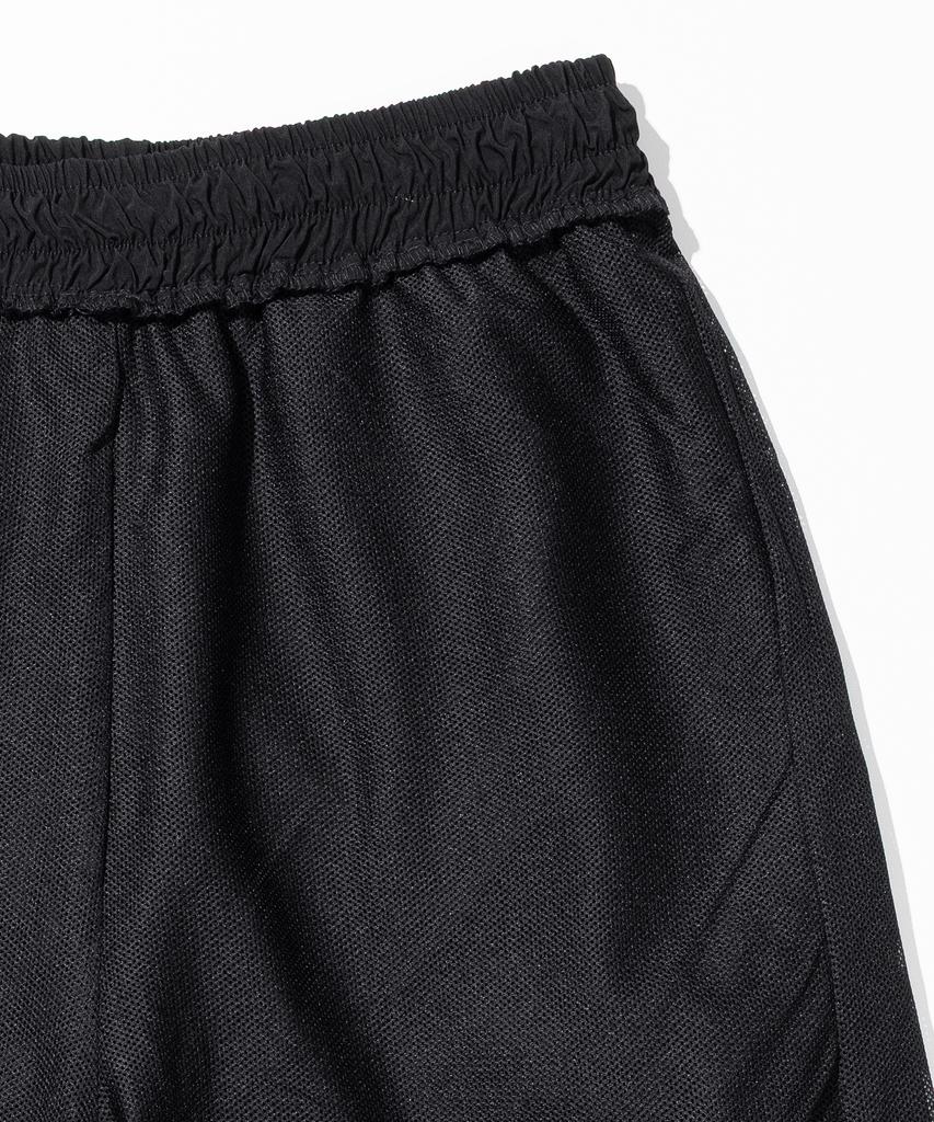 MASSNOUN D-Ring Nylon Cargo Shorts Mstsp004-Bk