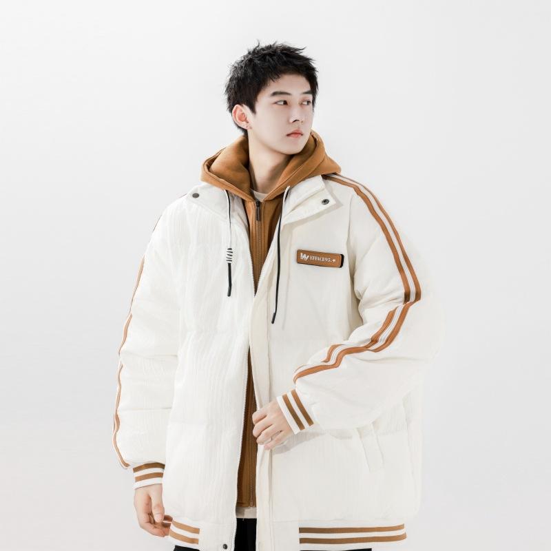 Модный, универсальный, простой, новый стиль, повседневный и удобный, короткий спортивный пуховик для мужчин