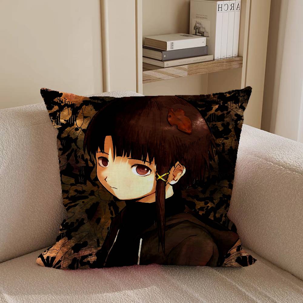 Serial Experiments LainS Maple Design Cushion Cover Happy Autumn Harvest Decor Holiday Decorati Pillow Cover