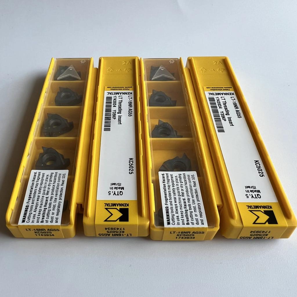 Original / LT-16NRAG55 KC5025 / Industrial Indexable Carbide Inserts 10 Pcs
