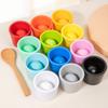 Early Education Toy: Color Matching Cups & Ball Set for Hand-Eye Coordination