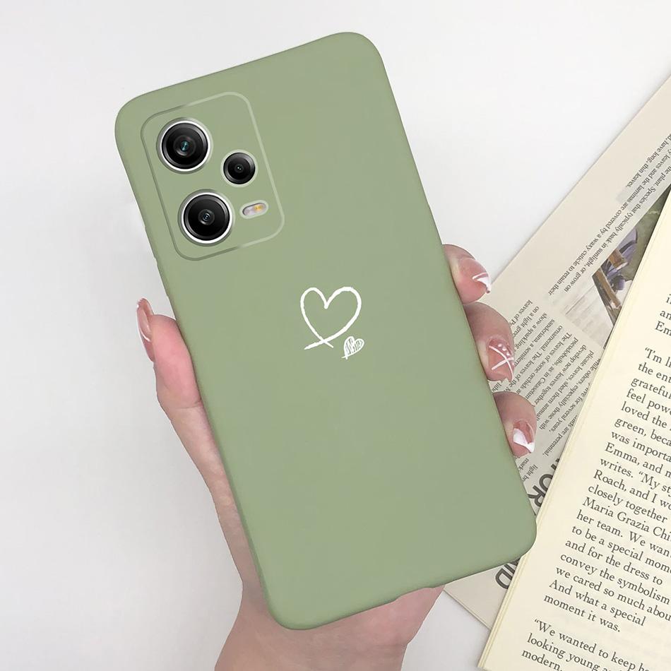 Чехол для телефона Xiaomi Redmi Note 12 Pro+ Plus 5G, Сердечко, Девушка, Силиконовый, Матовый, Ударопрочный Чехол-Бампер для Redmi 12Pro + Funda