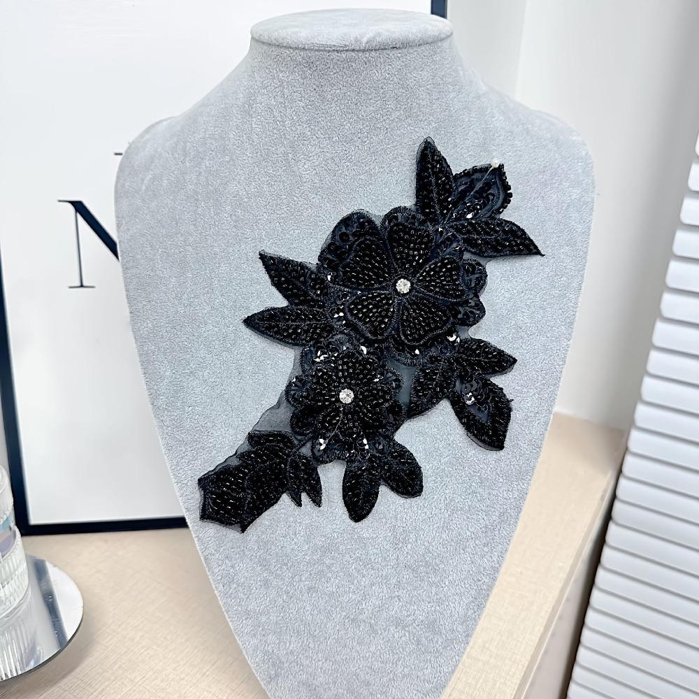 Бусины для ногтей 3D Цветочная наклейка DIY Цветок на грудь Аксессуары для одежды для сценических выступлений