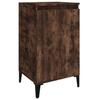 Maison Exclusive - Table de chevet chêne fumé 40x35x70 cm bois d'ingénierie