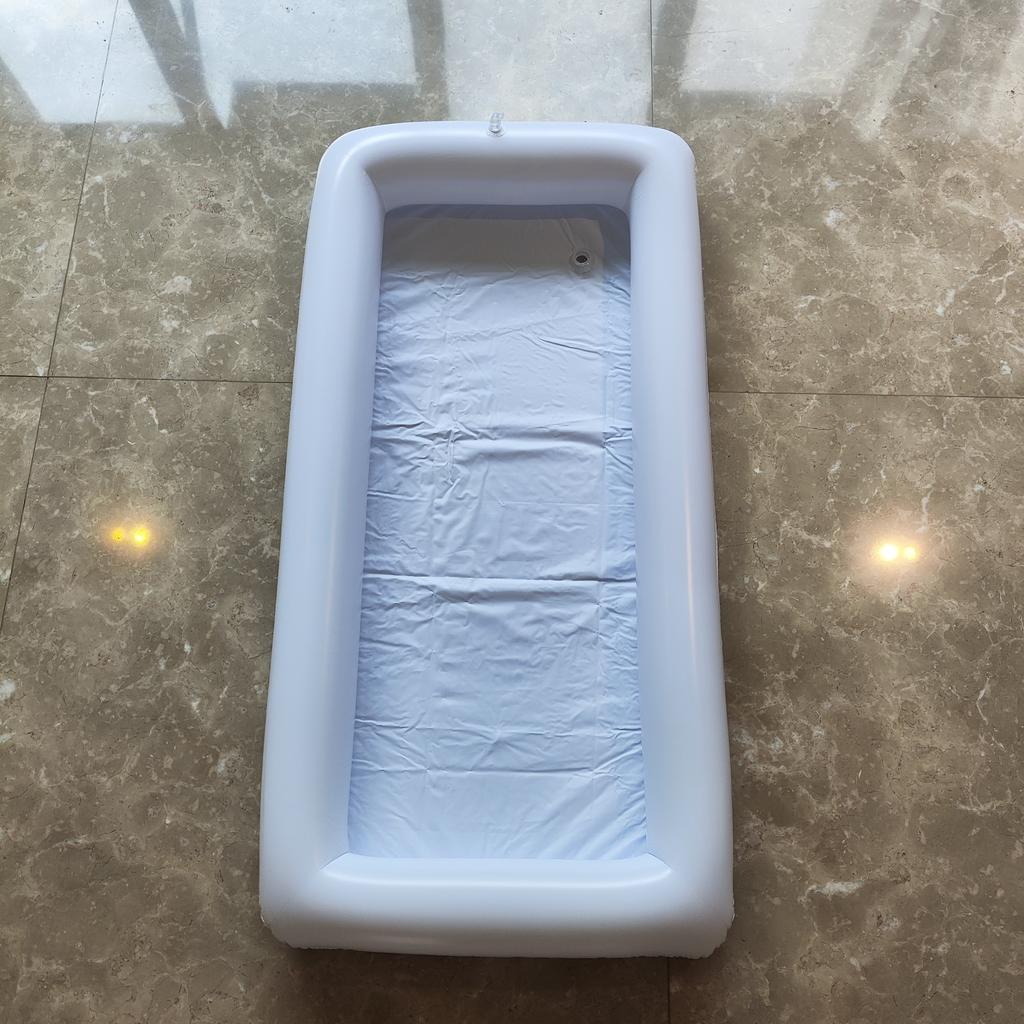 1шт надувной ледяной буфет-бар для барбекю и пикников, праздничные принадлежности, надувной контейнер для еды и напитков для бассейна