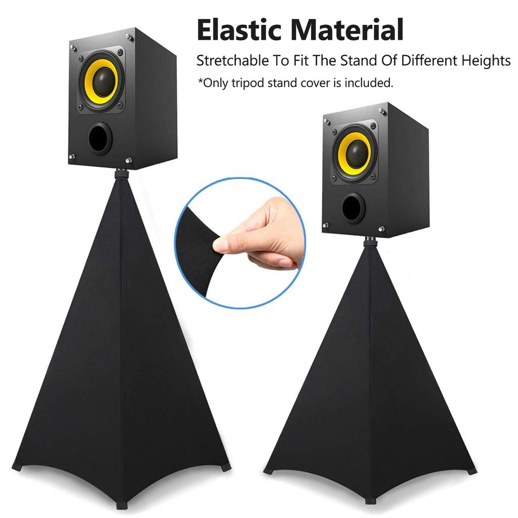 Универсальный чехол для стойки динамика Dj Light, трехсторонний чехол для штатива, сетчатый чехол, эластичный материал (Штатив Нет