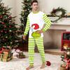 Parent-child Christmas Print Home Suit Long-sleeved Top And Pants