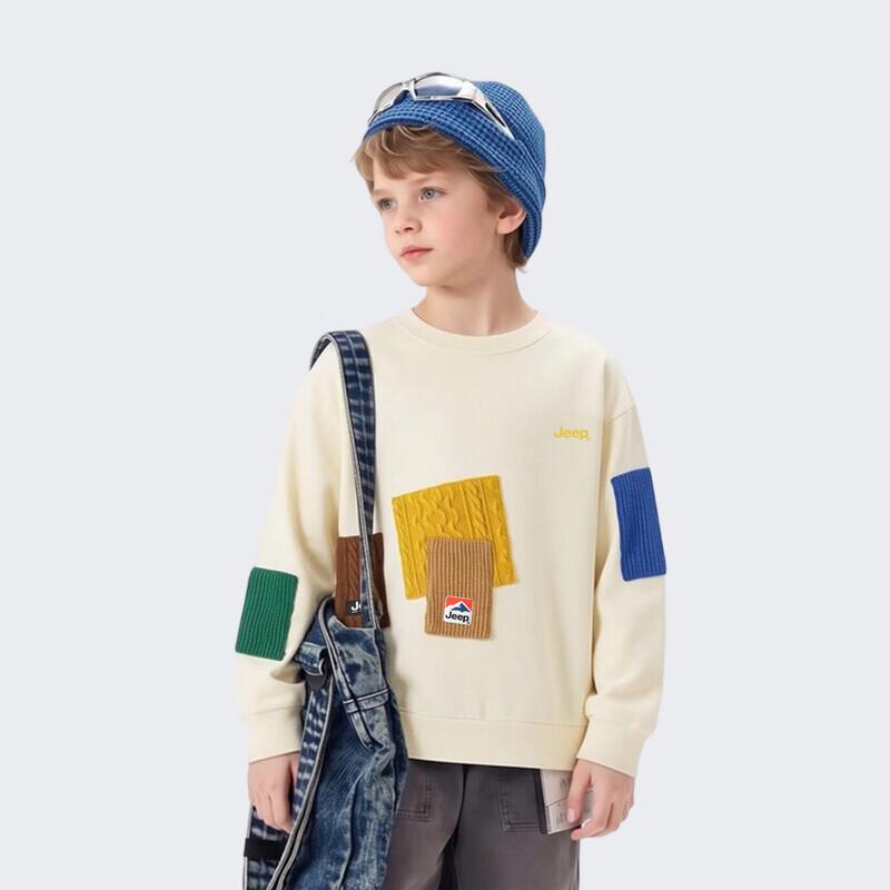JEEP Kids Long Sleeve Round Neck Sweatshirt