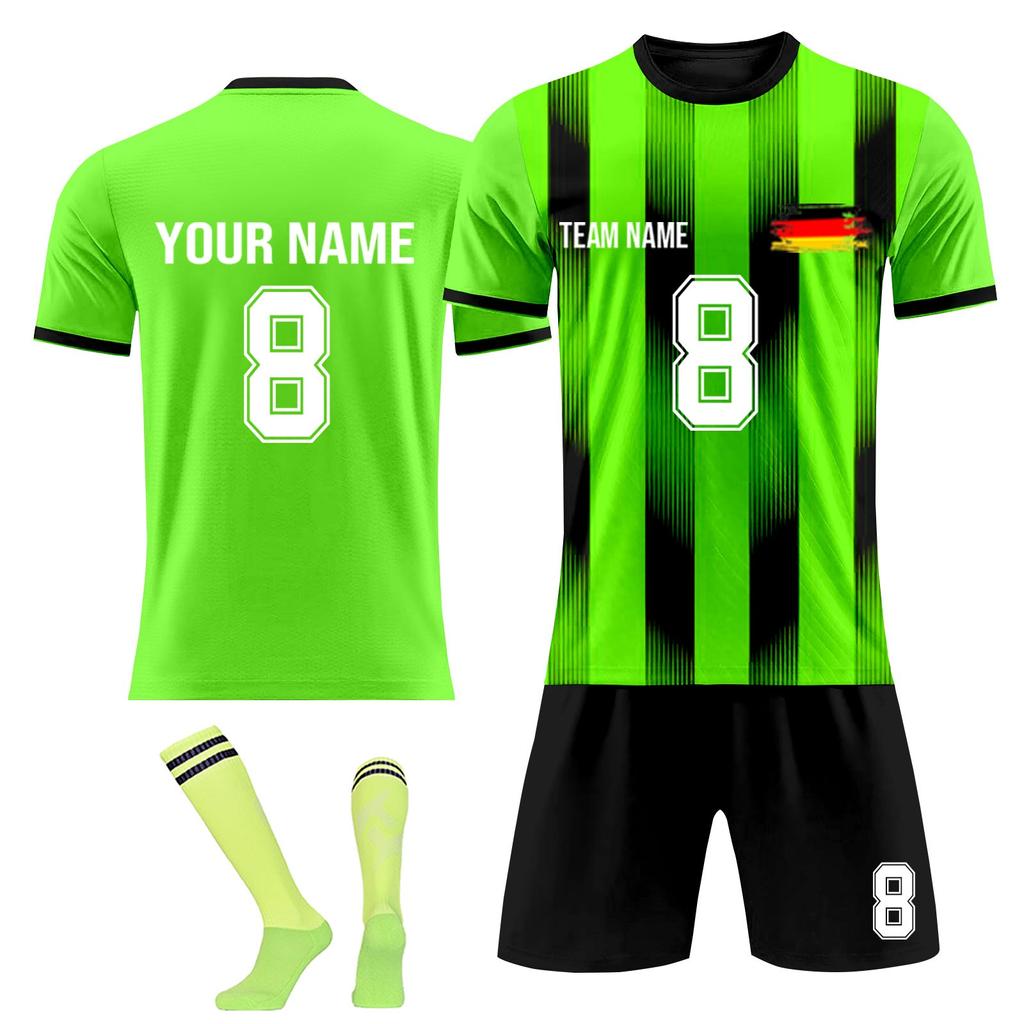 Personalised Shirts Kit Mens Girls With Name Number Custom Football Jerseys For Boys Training Suit