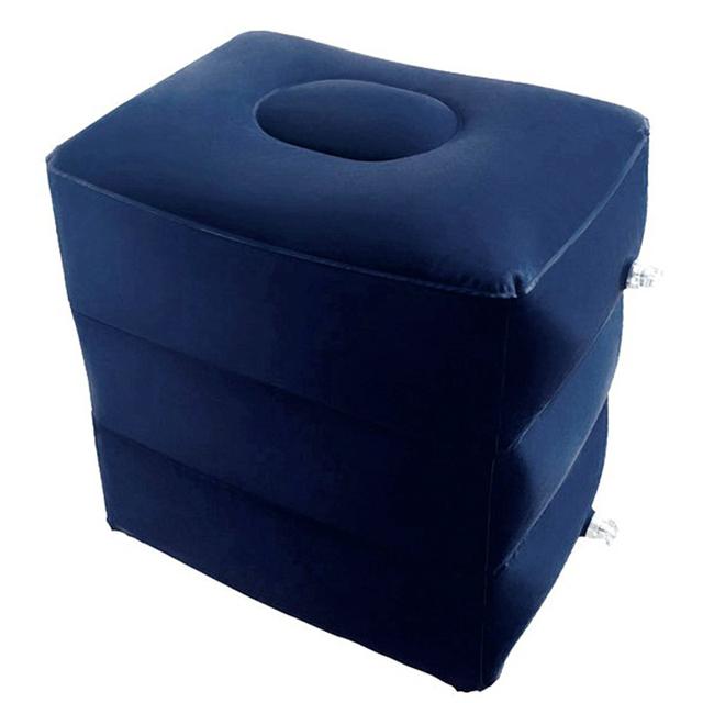 Надувная подушка для путешествий, подушка для ног, подушка для ног автомобиля, автобуса, самолета, регулируемая высота, подушка для сна и отдыха для взрослых и детей