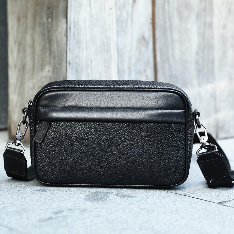 Кожаная сумка через плечо для мужчин Superior Sense Cowhide Trend Сумка через плечо для мужчин Простая сумка для поездок на работу Повседневная мужская сумка