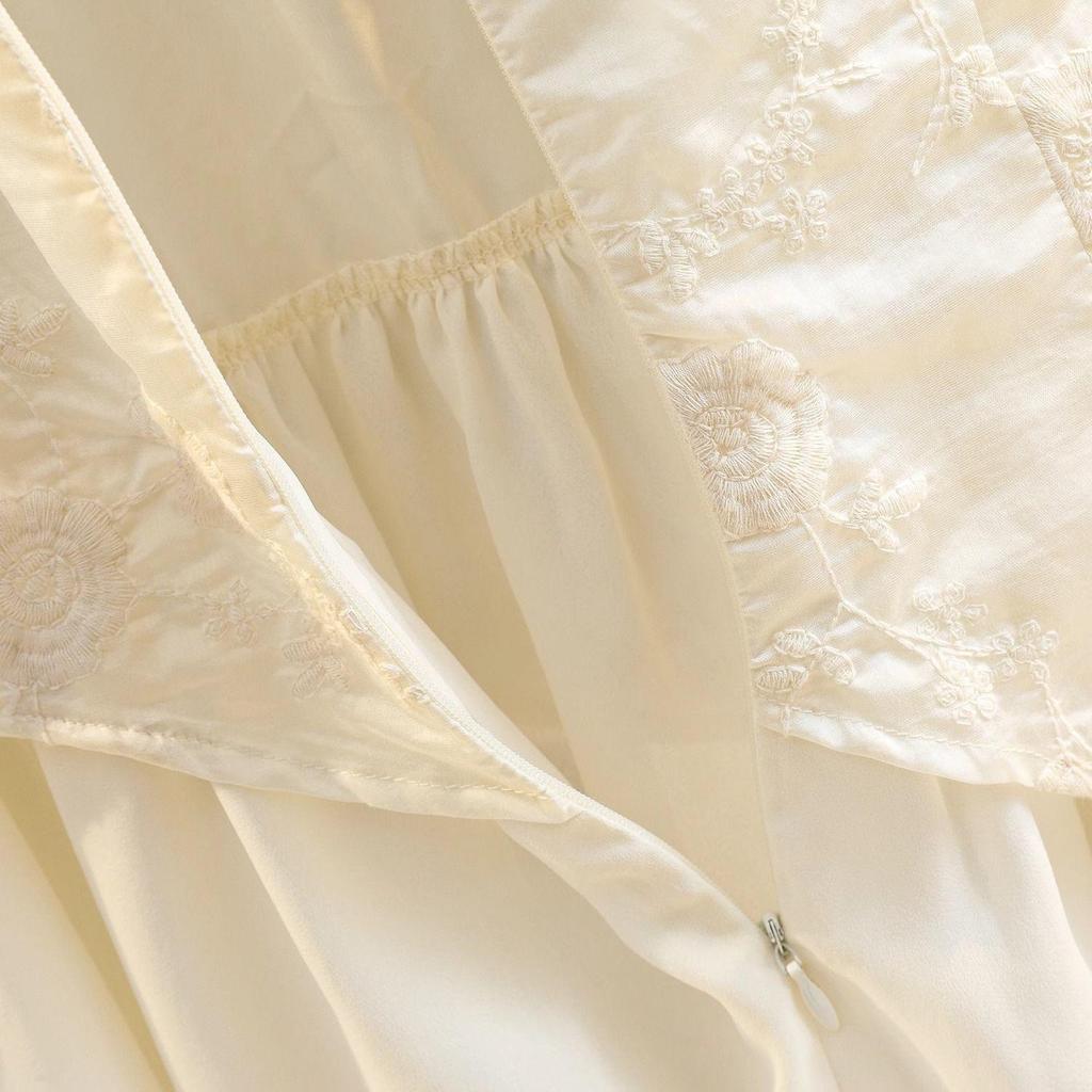 Китайская рубашка-топ со стойкой, рубашка с нерегулярной вышивкой и застежкой-пуговицей, летняя рубашка для пожилых 2025