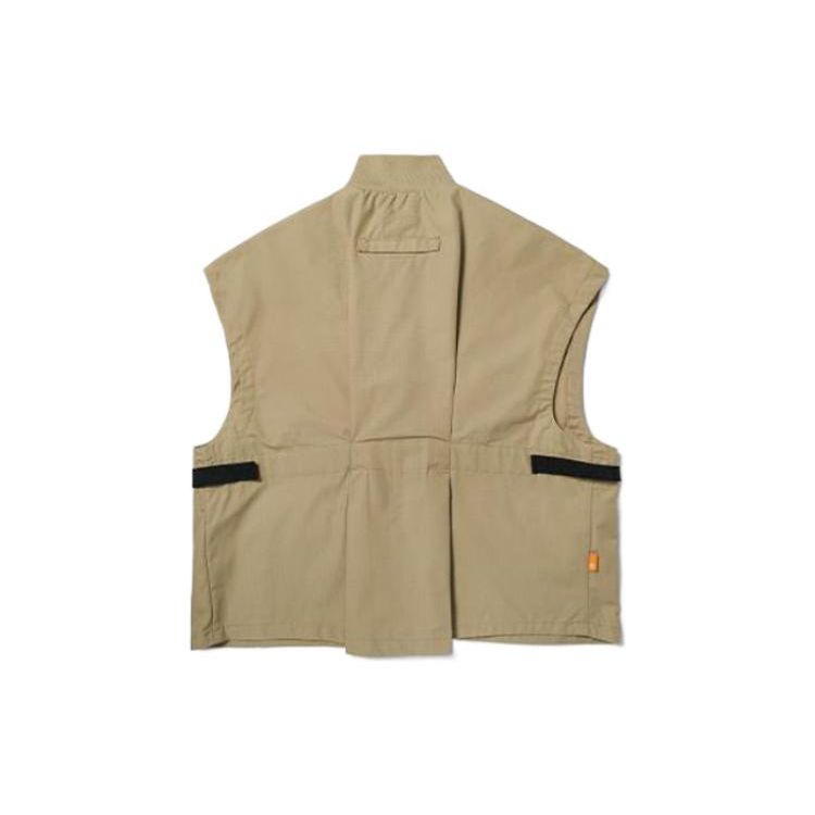 Timberland Логотип Жилет на скрытой молнии Женские жилеты Тростниково-желтый A6A89-DH4