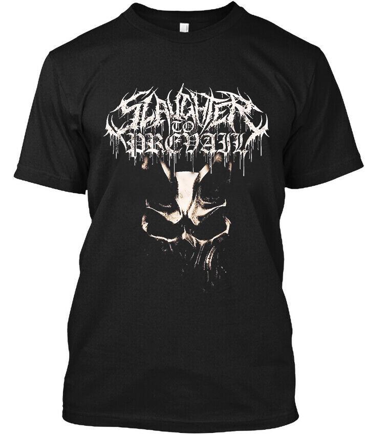 New! Popular Slaughter to Prevail Russian Graphic Vintage Art Logo T-Shirt S-4XL