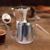 8.45 Inch Pour Over Coffee Drip Maker, Camping Pot with Ergonomic Handle, for Coffee, Tea,