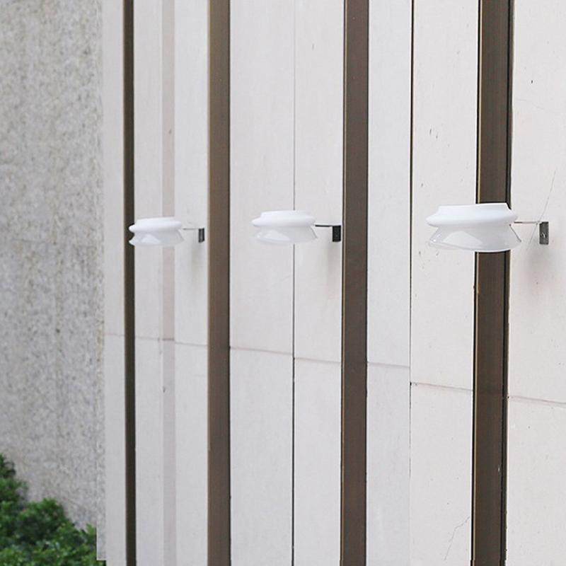 LED Solar Wall Lamp Perforated Outdoor Fence Decorative Lamp Outdoor Waterproof Eaves Garden Wall Lighting Fence Lamp Courtyard Outdoor Courtyard Lamp