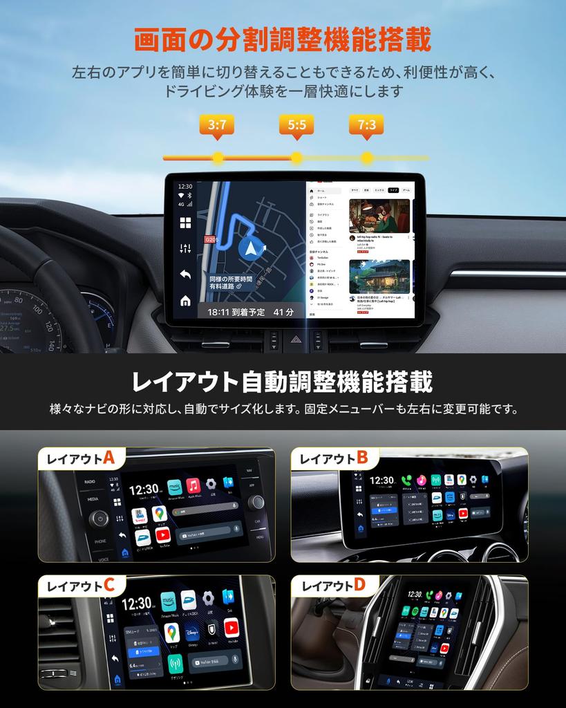 Ottocast OttoAibox P3 Lite Адаптер CarPlay AI Box P3 Модель Android 12 Может смотреть видео на Преобразует оригинальные проводные автомобили CarPlay в беспроводные Одобрение