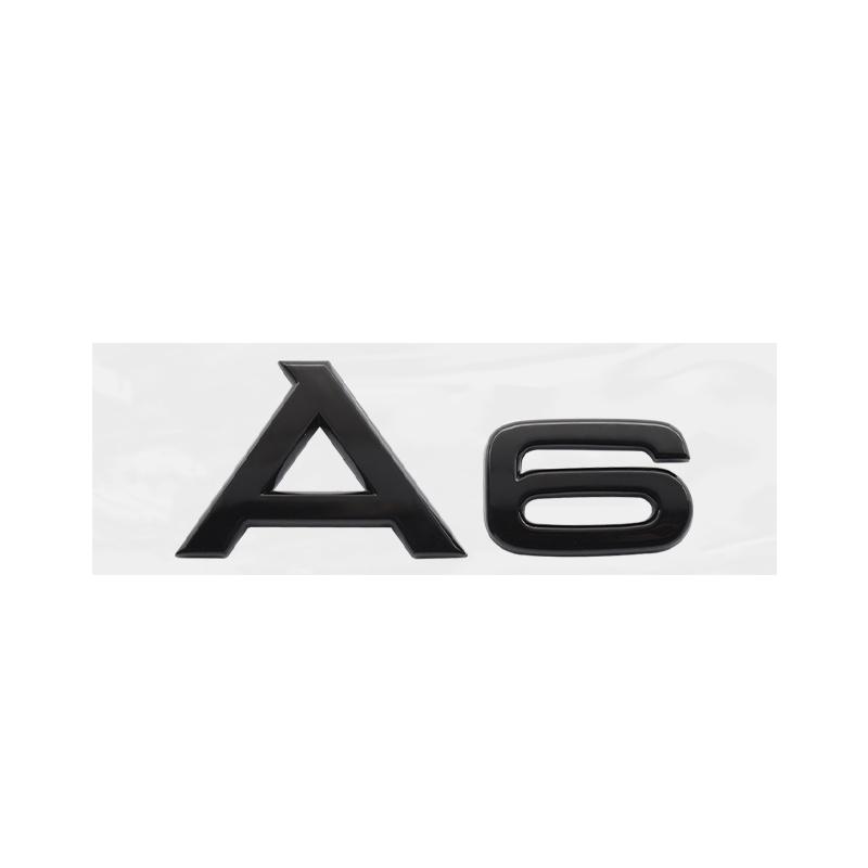1Pc 3D ABS For Audi A3 A4 A5 A6 A7 Q2 Q3 Q5 Q7 Q8 S3 S4 S5 S6 RS3 RS4 RS5 RS6 Logo Decor Decal Car Body Rear Trunk Badge Sticker
