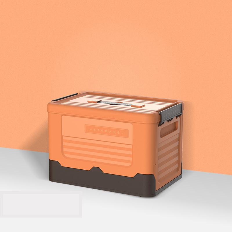 1 шт. Складной ящик для хранения, ящик для хранения в шкафу, большой вместимости, для игрушек, одежды, закусок, книг, обуви, пластиковый ящик для автомобиля, для дома KTY