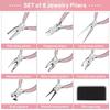 Mini Pliers Diagonal Pliers Round Bent Needle Nose Cutter Handcraft Beading Insulated Plier for DIY Small Jewelry Pliers Tools