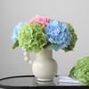 Маленькая ветка гортензии искусственный цветок, высококачественный мягкий на ощупь, украшение для домашней вазы, свадебный искусственный цветок гортензии