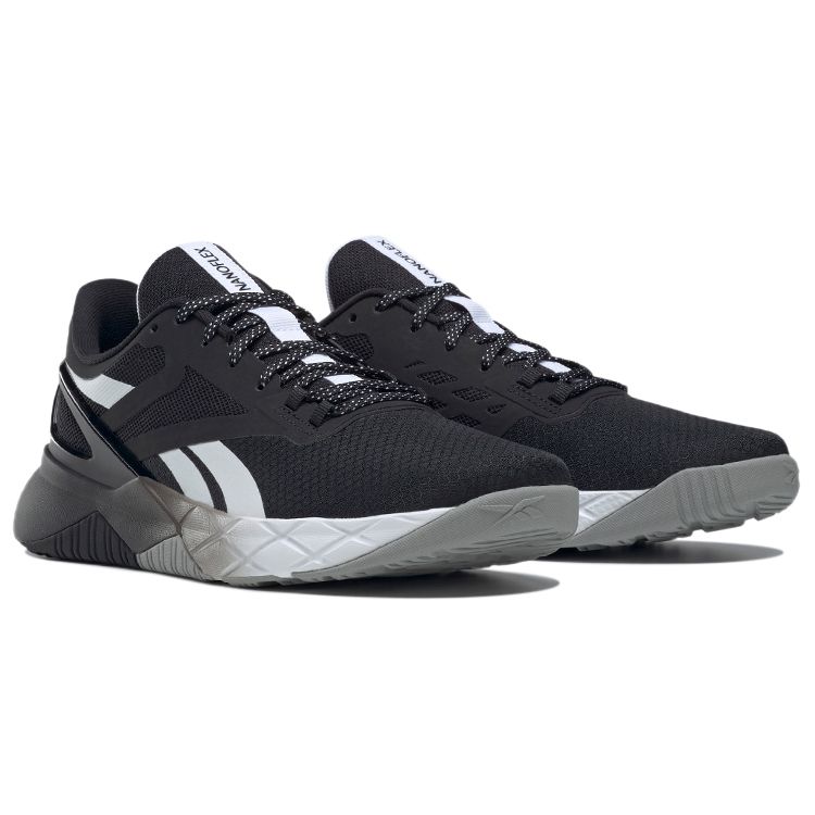 Reebok Nanoflex TR Black Pure Grey Мужские кроссовки Core-Black Обувь-Белый Pure-Grey-4 GZ0245
