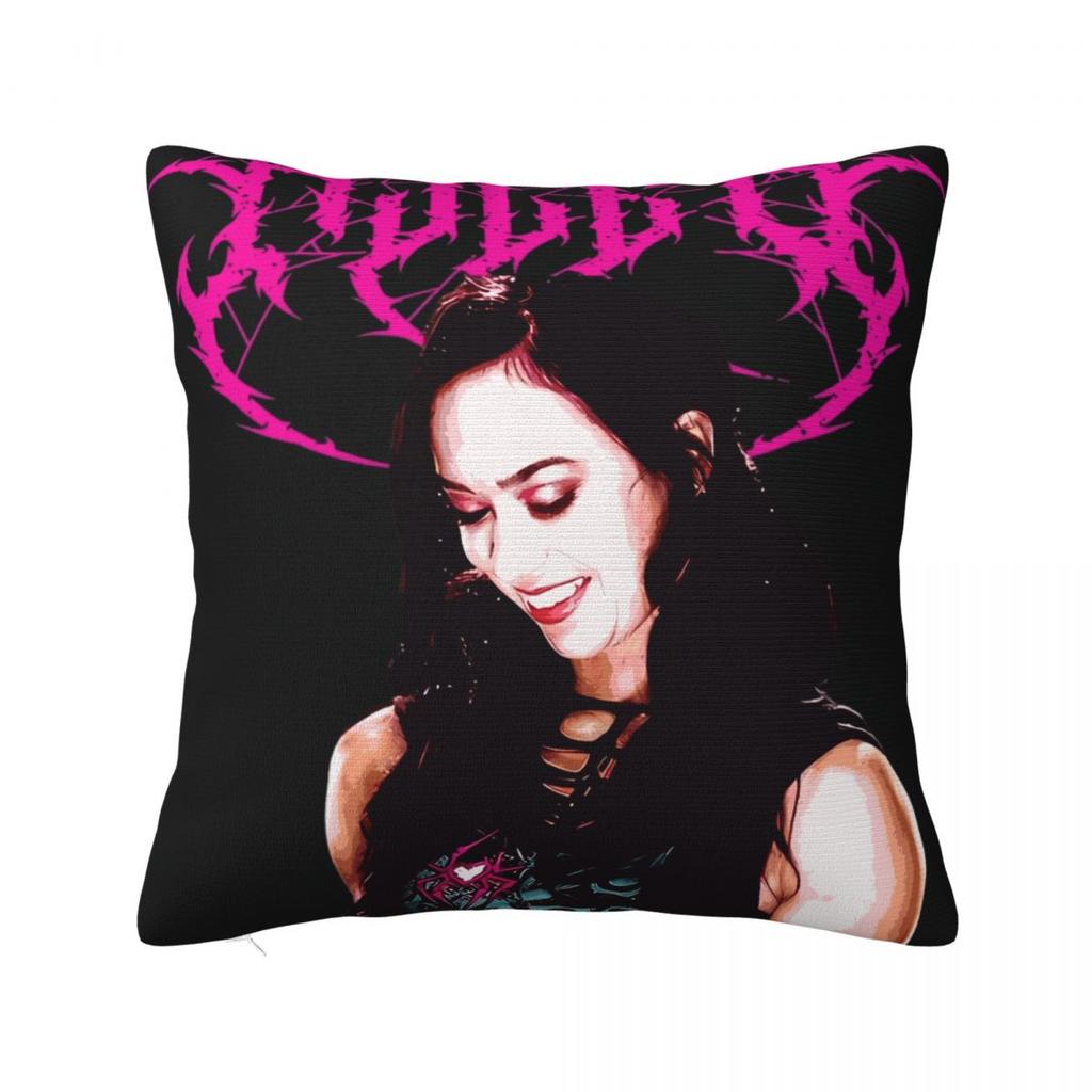 Aj Lee Black-Widow Death Metal Pillow Cover Cute Funny Pillow Case Square Design Cushion Cover Pillowcases For Office Car Home