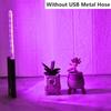 10W 21 светодиодный светильник для выращивания растений USB портативная светодиодная лампа для выращивания растений DC5V полный спектр фитосвета