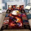 Tmarc Tee Skateboard Skull Bedding Cover Set Comforter Duvet Cover Set Pillowcase