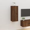 816687 vidaXL Wall-mounted TV Cabinet Brown Oak 40x34.5x100 Cm