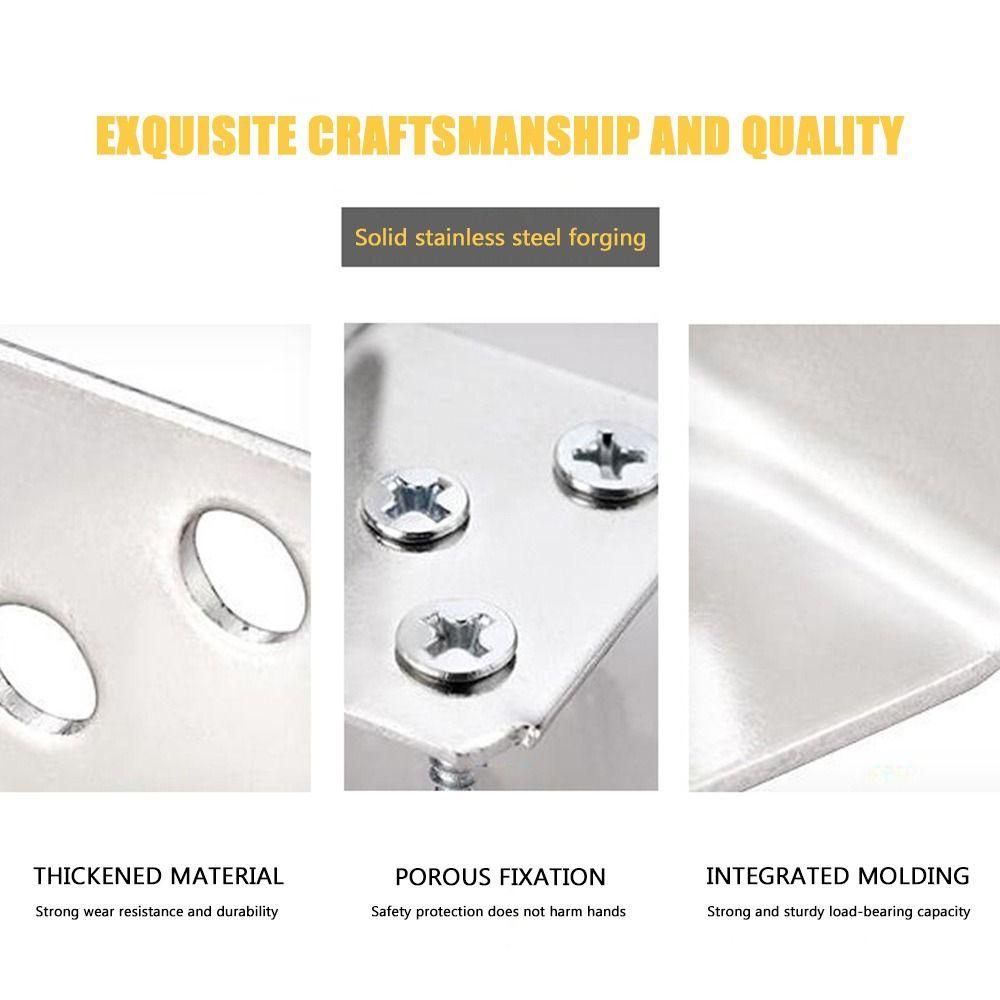 5 шт./компл. крепежный уголок для мебели соединительный уголок из нержавеющей стали треугольный кронштейн