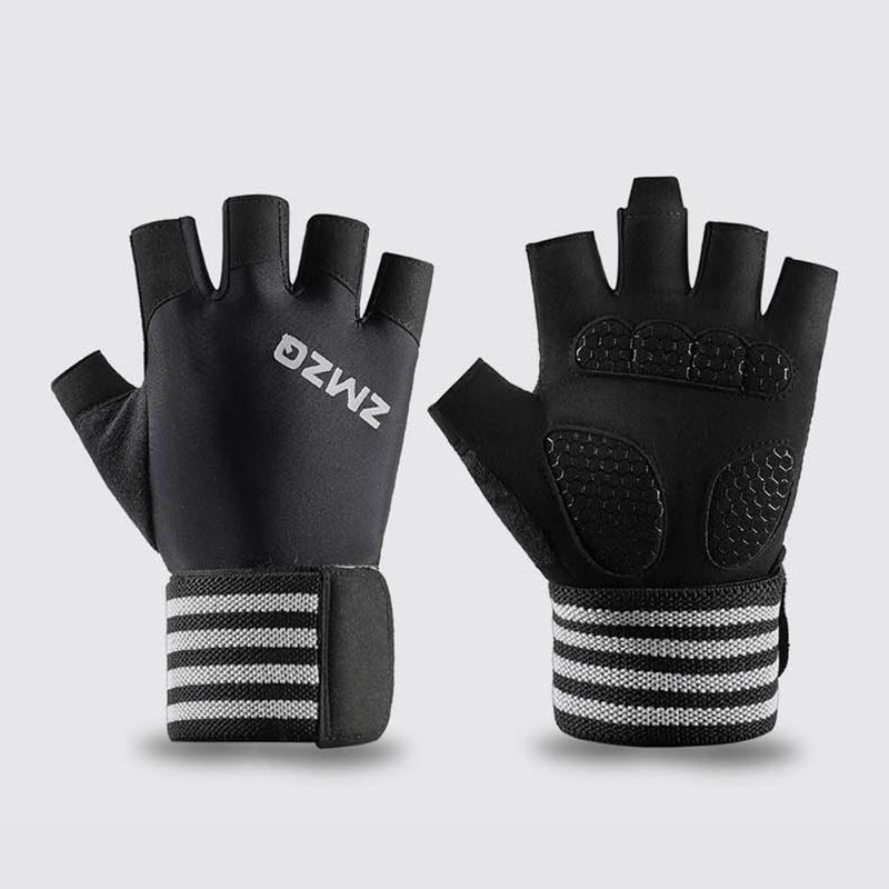 Мужские перчатки для фитнеса с полупальцами для велоспорта и бега на открытом воздухе, скалолазания, полуперчатки, перчатки для силовых тренировок для мужчин