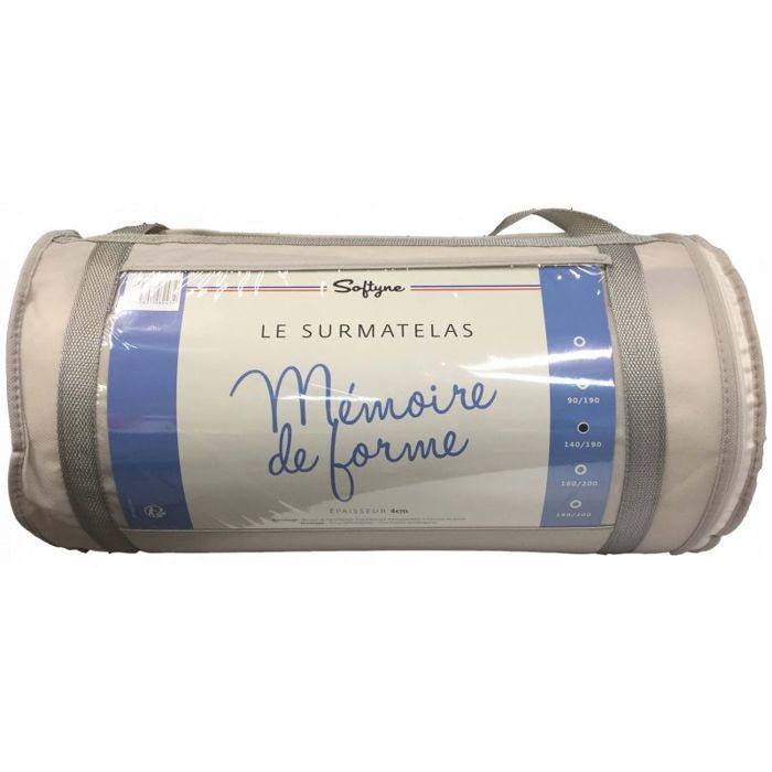 Lestra Softyne Memory Foam Mattress Topper 160 X 200 Cm Lestra