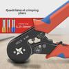Insulated Wire Connector Crimping Pliers with Copper Nose Terminal