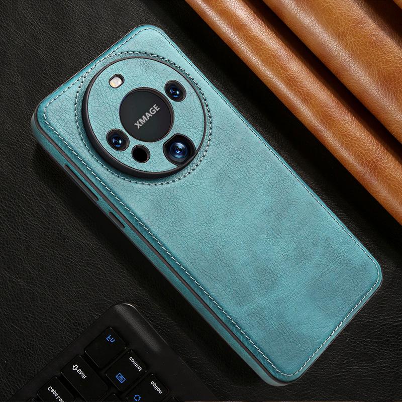 Кожаный чехол для телефона Huawei Mate60pro Подходит для Mate 40 Pro Полная защита объектива Противоударный 50 Кожаный чехол для бизнесменов