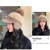 Сохраняйте тепло вязаная шапка защита ушей зимняя шапка модная шляпа от солнца для женщин