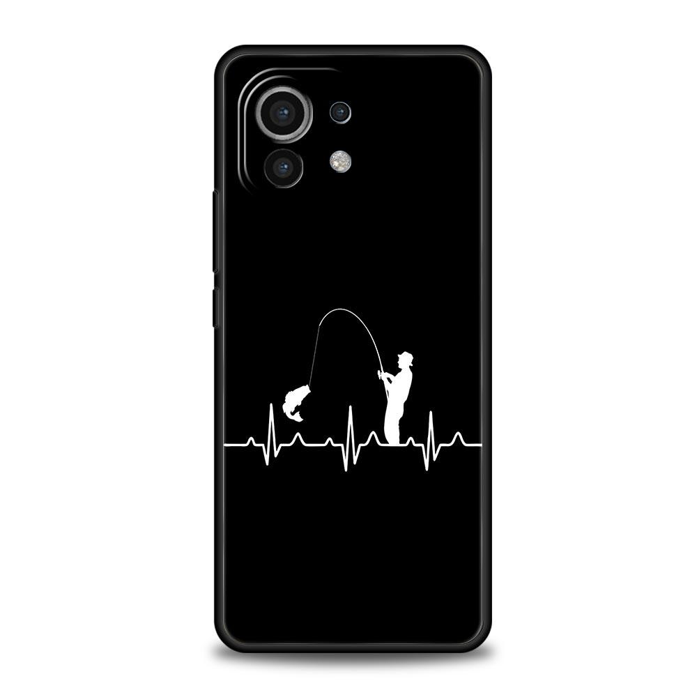 Чехол для телефона для Xiaomi Mi 15 14 13 12 11 Lite 14T 13T 12T 11T Pro Poco X6 X5 M3 X3 Pro F5 F4 Чехол Рыбалка на карпа Рыба