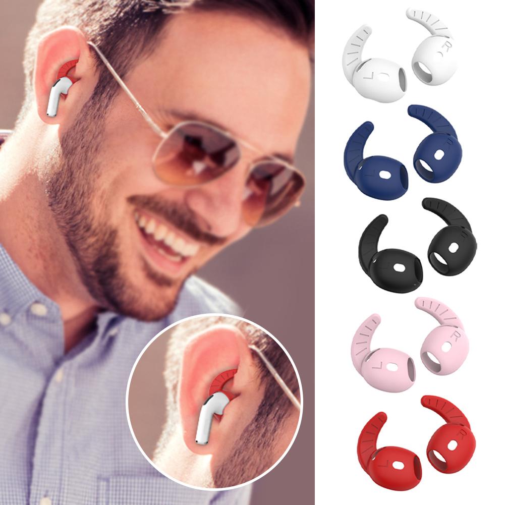 5 цветов/набор для Airpods 4 мягких силиконовых защитных уха 4 держателя для Air Anti-slip Pods Earpho J6L3