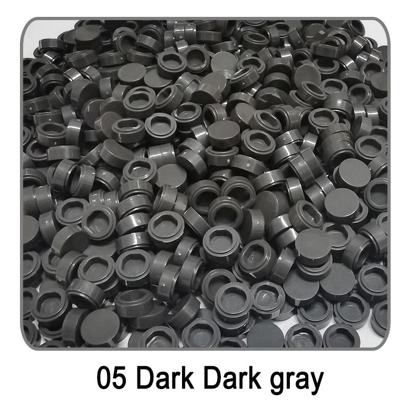 1000 шт./лот Плитка 1x1 Круглая 98138 Специальный Кирпичик MOC Строительный Блок Мелкие Частицы Кирпичики Детали Совместимые с 98138 LOGO Игрушки