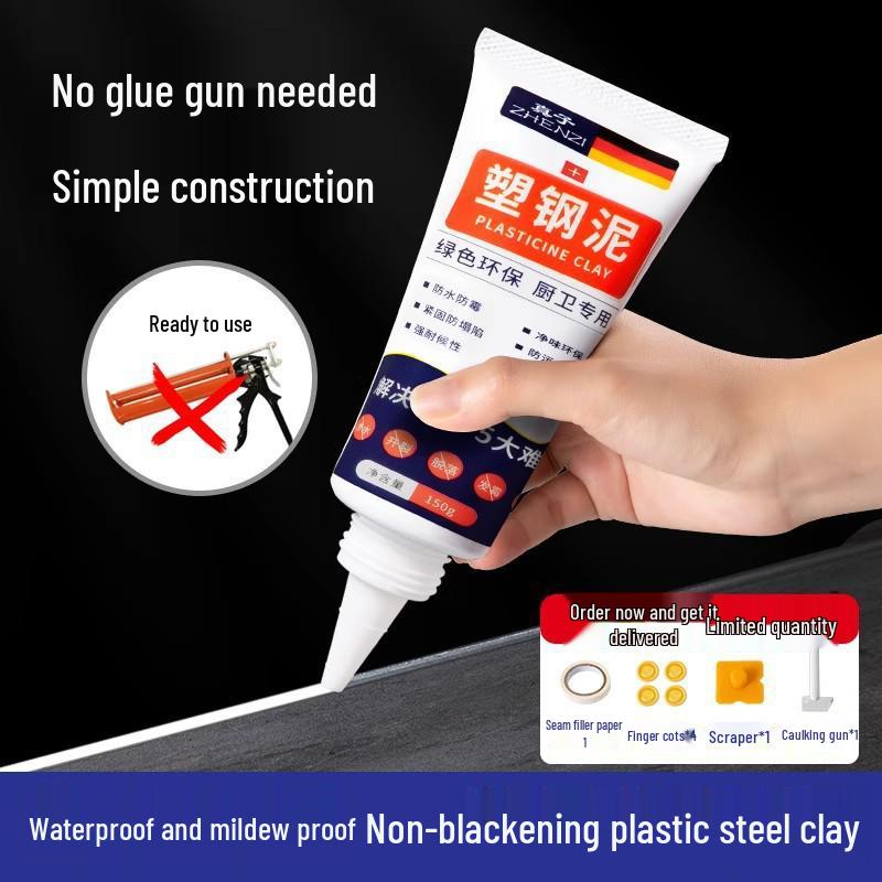 Водонепроницаемая кухонная уплотнительная лента: Устойчивая к плесени наклейка для края раковины и плиты