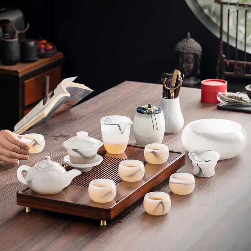 Glazed Ceramic Kung Fu Tea Set