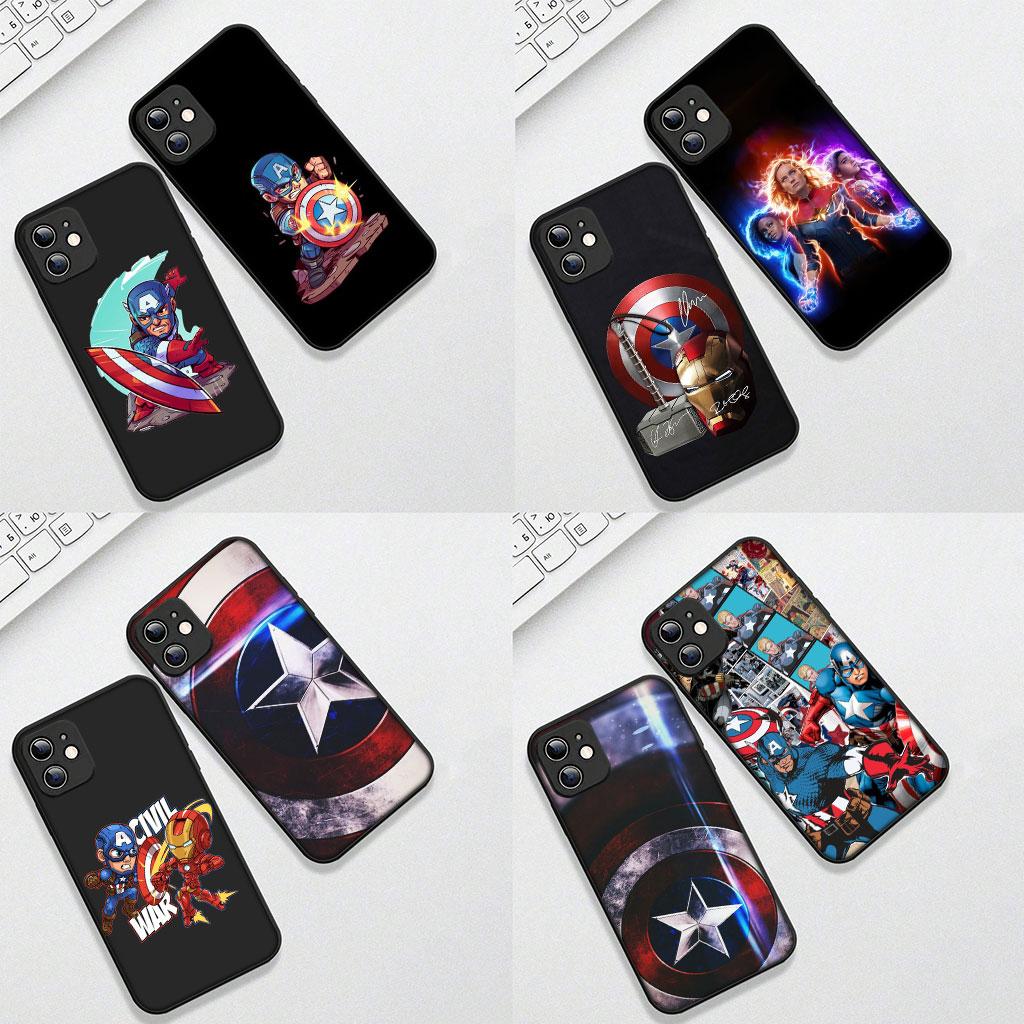 Чехол для телефона Captain America Marvel Shield для Huawei P30 P20 Mate 10 20 Lite Pro Y7 Y8S Y9A Y9 Prime P Smart 2019 Мягкий чехол
