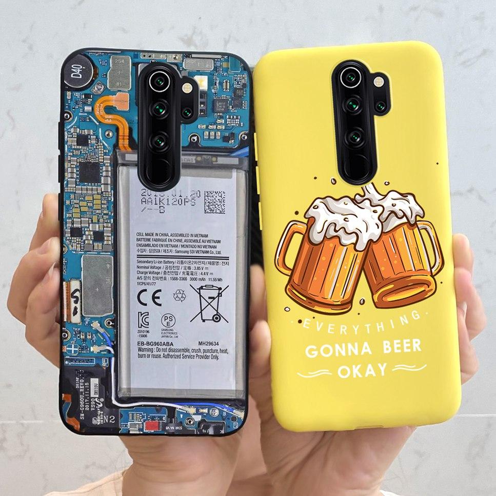 Для Xiaomi Redmi Note 8 Pro Чехол Модный Девушка Мягкий Силиконовый Задний Чехол Для Redmi Note 8Pro 8 pro Милый Мультяшный Чехол для Телефона Fundas