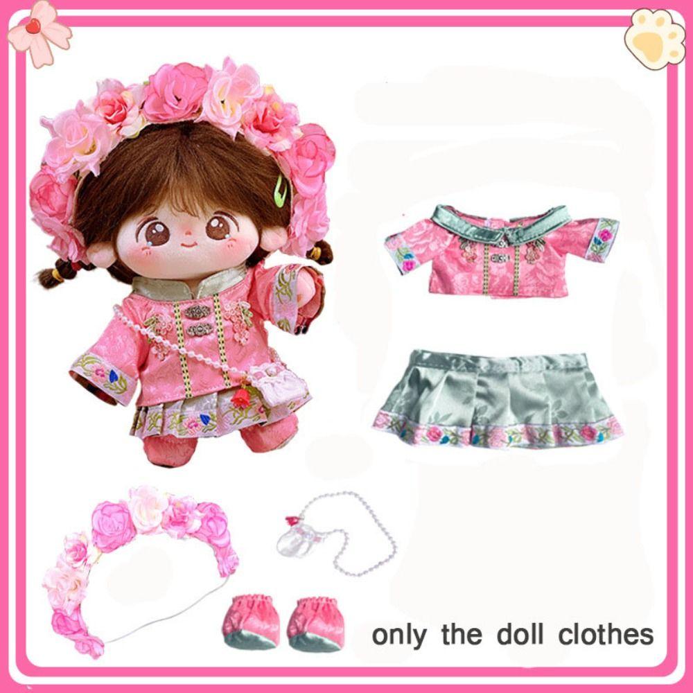 20 см миниатюрное платье костюм сменный наряд куклы комплект одежды хлопковая кукла/EXO Idol куклы