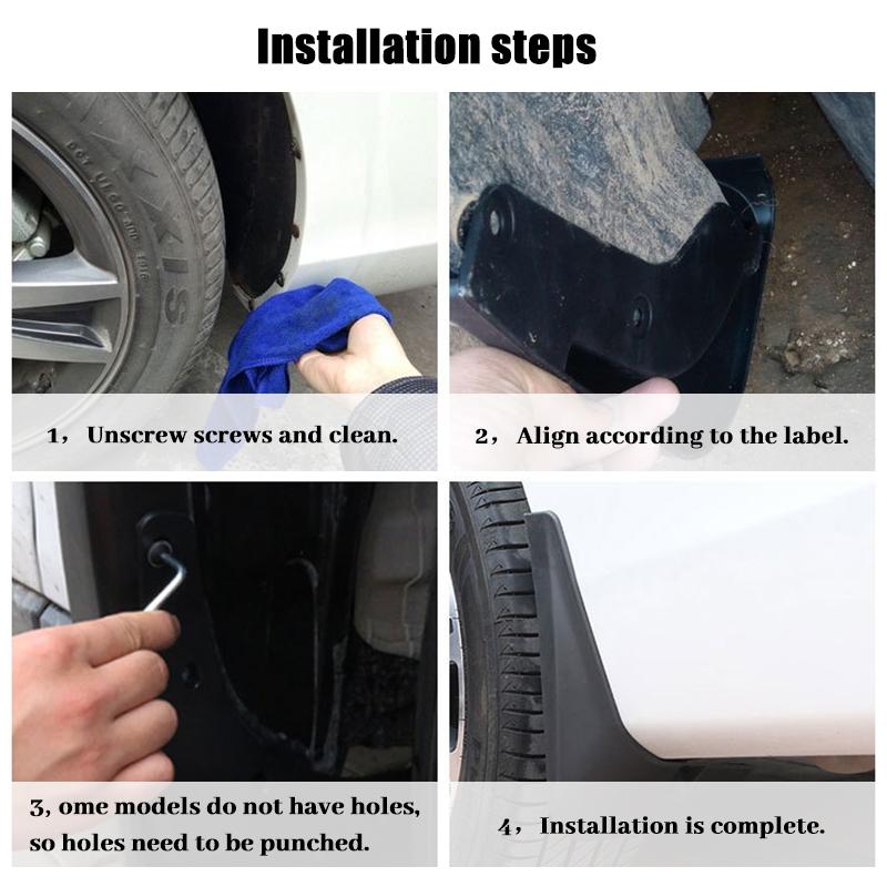 4 шт. передний и задний брызговики автомобиля для Chevrolet/Cruze 2009 2010 2011 2012 2013 2014 2015 2016 брызговики